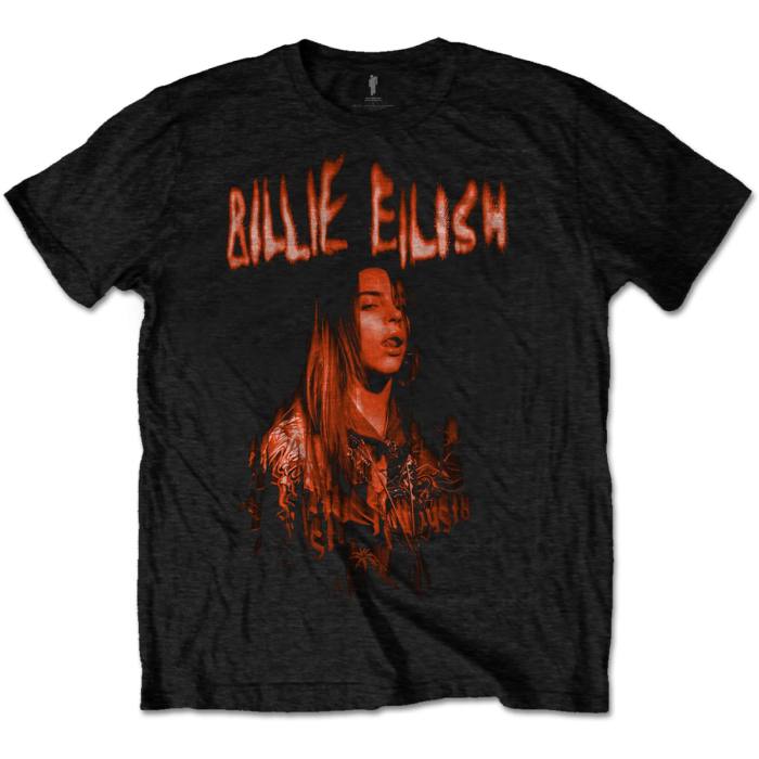 Billie Eilish Spooky Logo T-shirt 85075