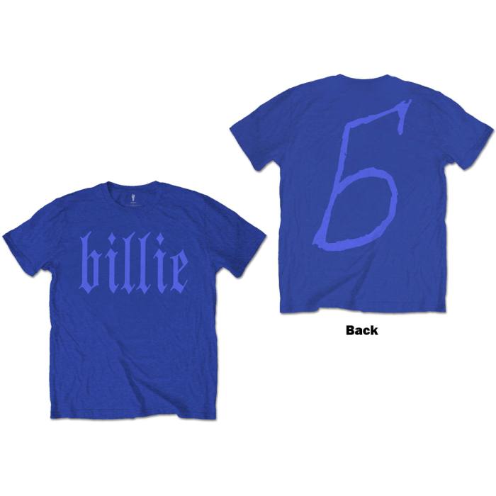 Billie Eilish T-shirt Billie 5 modra 85151