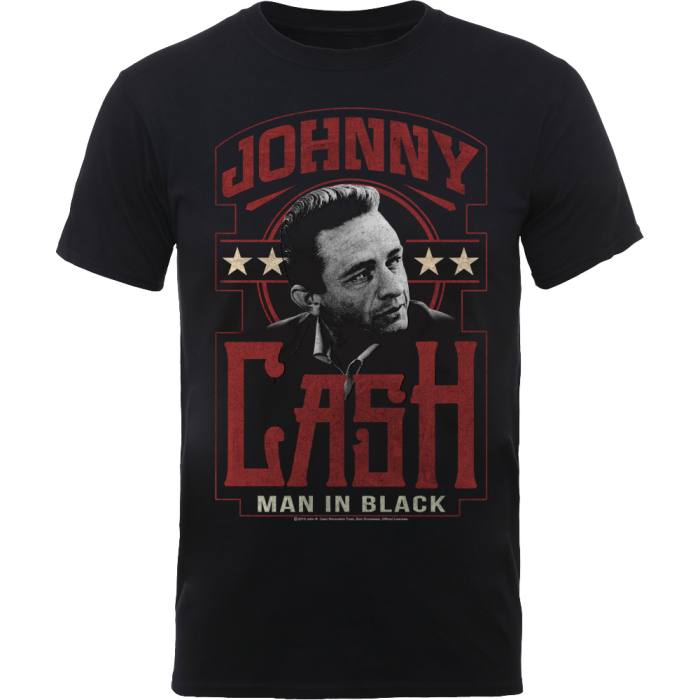 T-shirt Johnny Cash Man In Black 85243
