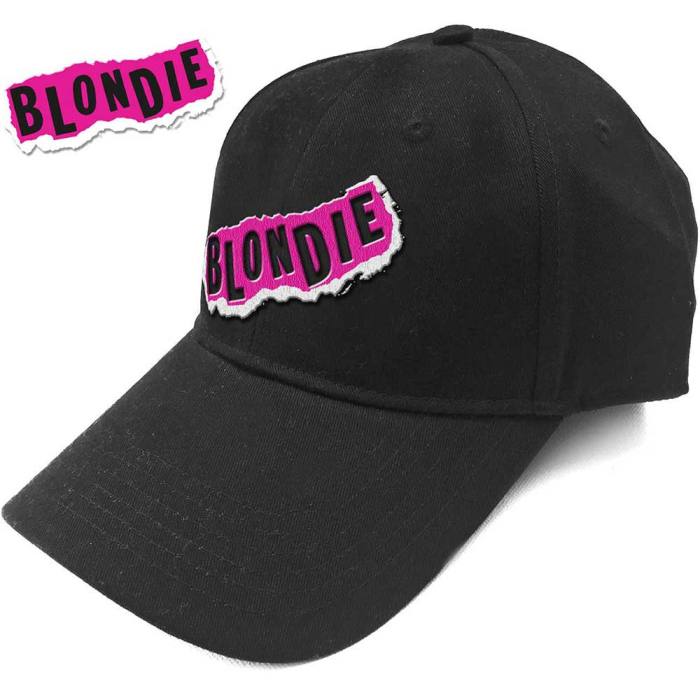 Blondie Unisex Kapa Baseball: Punk Logo (Črna) 85286