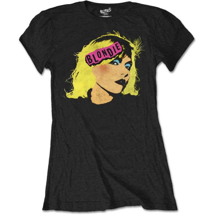 Girlie T-shirt Blondie Punk Logo (črn) 85291