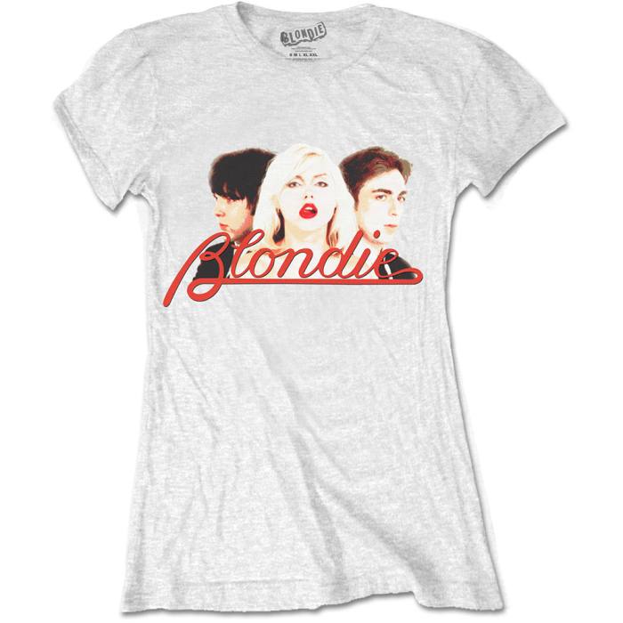Girlie T-shirt Blondie P Lines Halftone (bela) 85321