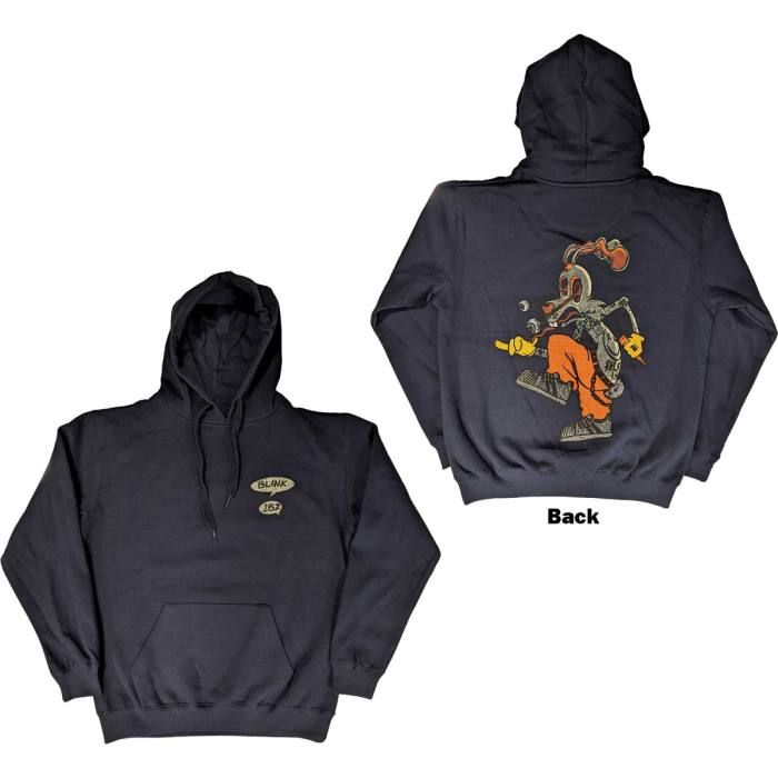 Blink-182 Hoodie Roger Rabbit (Navy Blue, Back Print) 85413