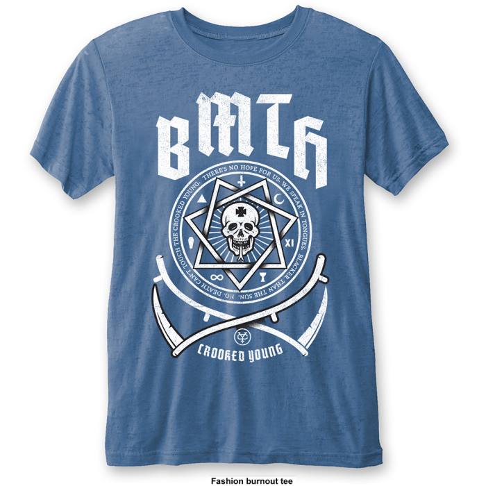 T-shirt Bring Me The Horizon – Crooked Young (burnout, mid-blue) 85828