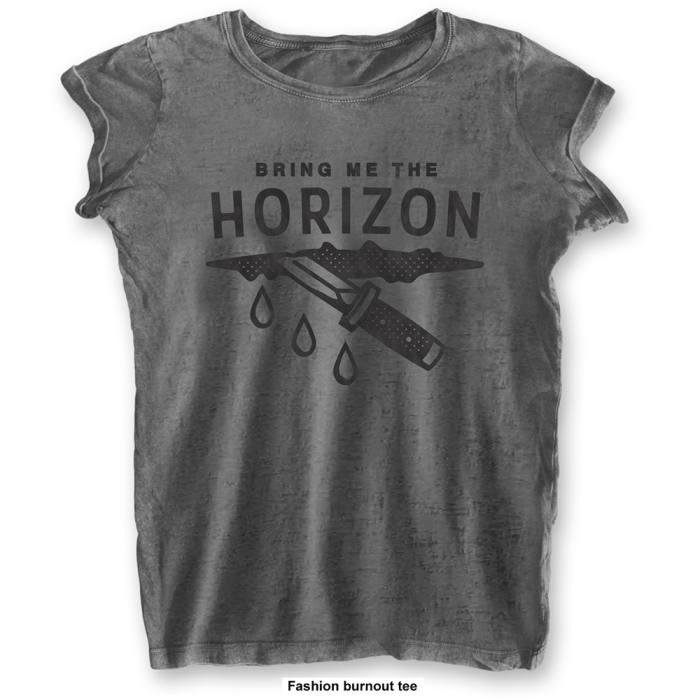 Bring Me The Horizon Ladies T-Shirt: Wound (Burnout) 85840
