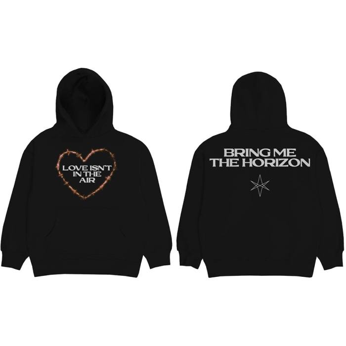 Bring Me The Horizon Unisex Pullover Hoodie: Love (Back Print) 85897