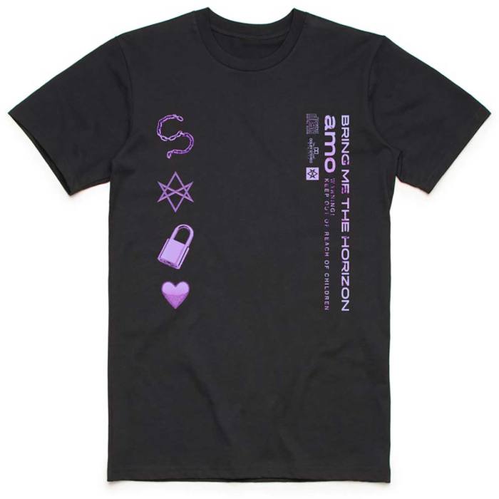Bring Me The Horizon Unisex T-shirt: Amo Symbols 86159