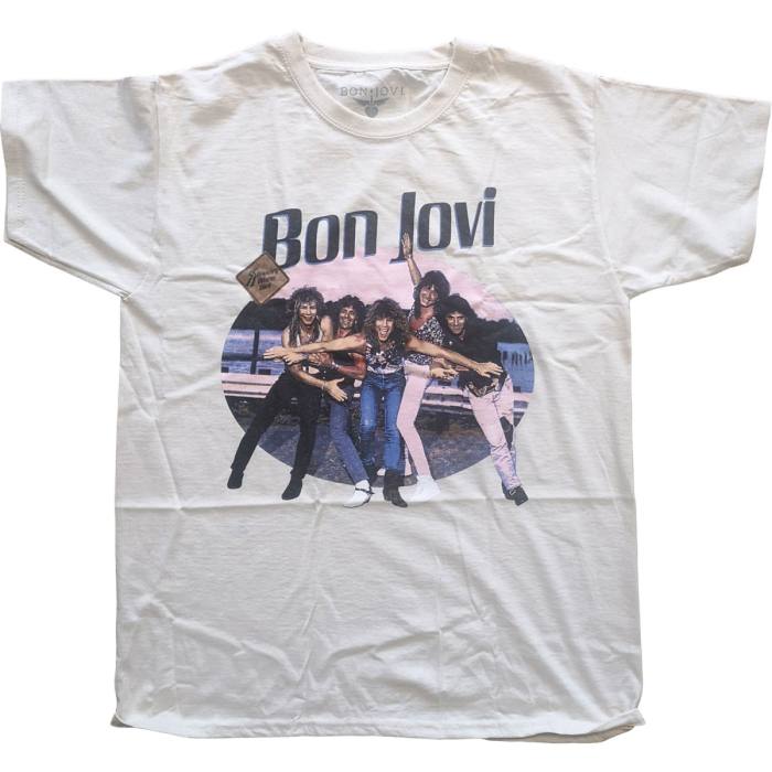 Bon Jovi T-shirt: Breakout (Natural) 86336