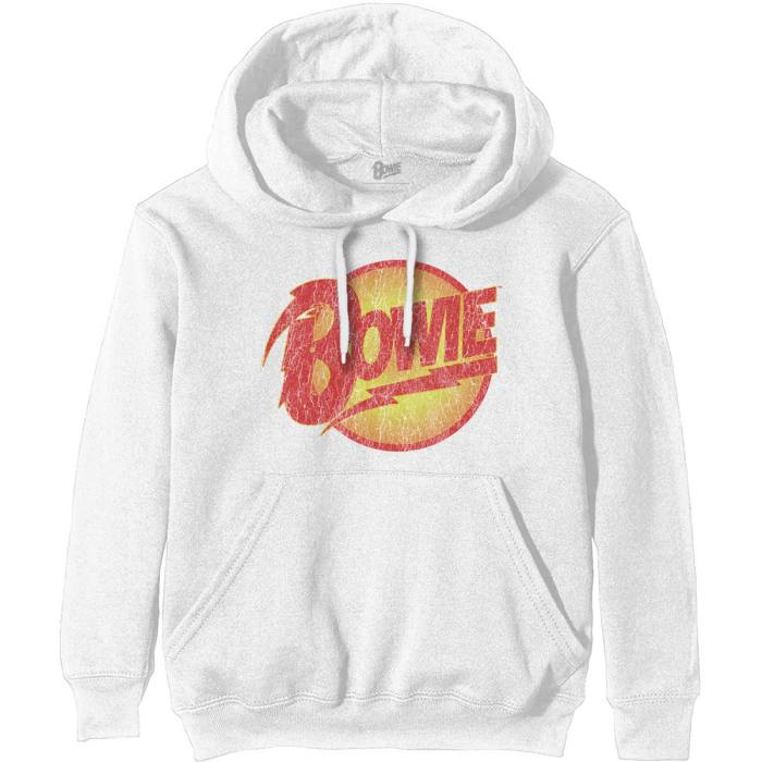 Vintage Diamond Dogs Logo David Bowie Hoodie 86408