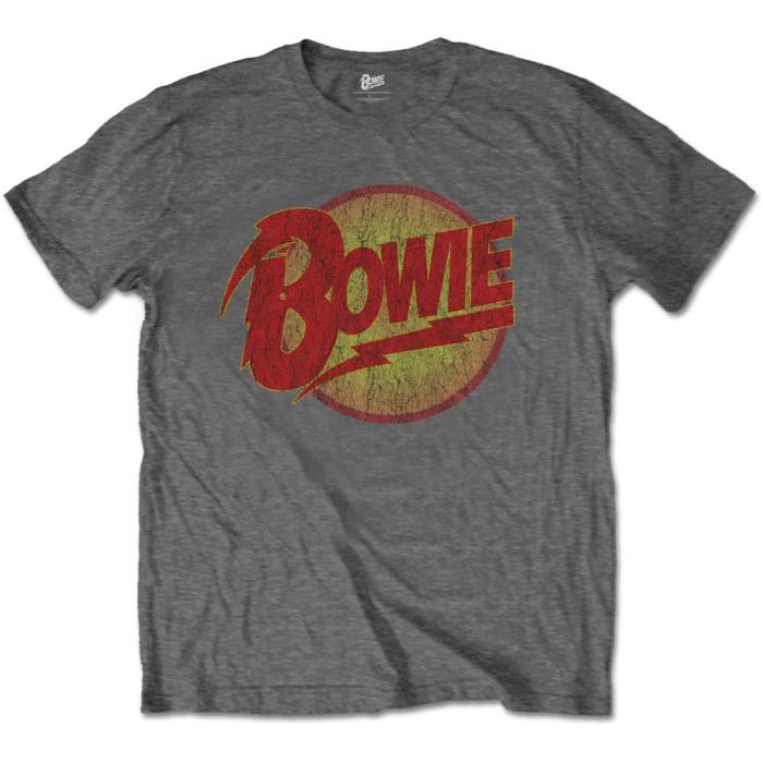 David Bowie Otroški T-shirt: Diamond Dogs Logo (Siva) 86581