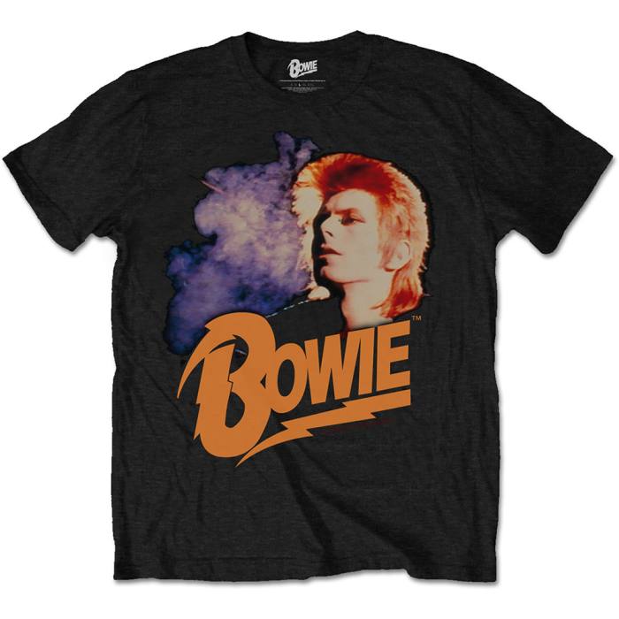 T-shirt David Bowie Retro Bowie (Črna) 86613