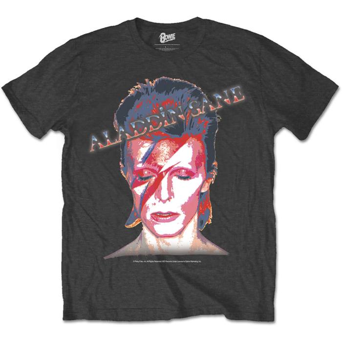 T-shirt David Bowie Aladdin Sane Black 86628