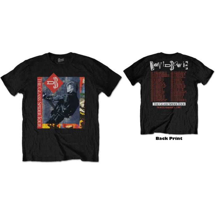 David Bowie T-shirt Glass Spider Tour (črna) 86766