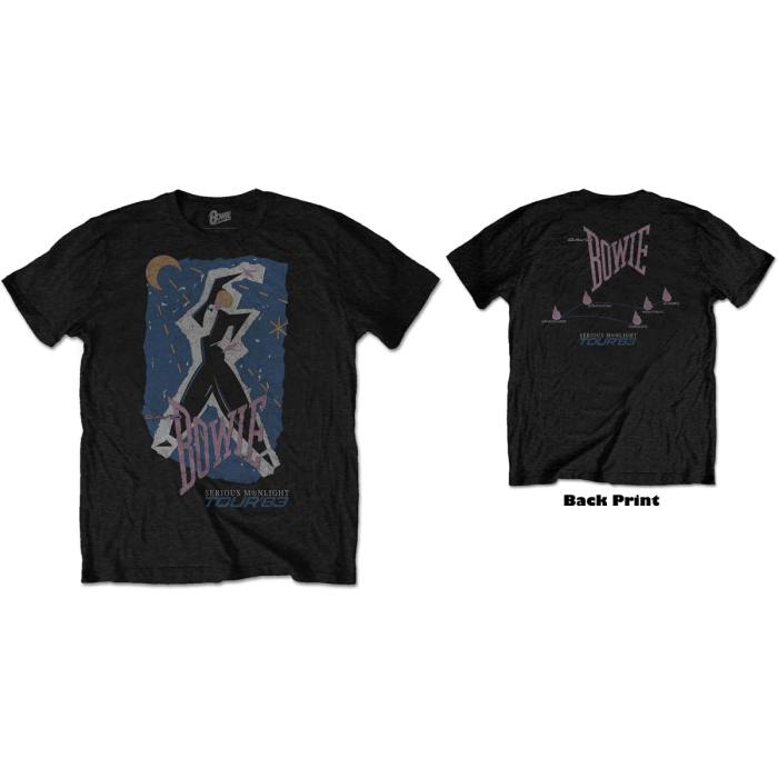 David Bowie Serious Moonlight Tour 83 T-shirt 86772