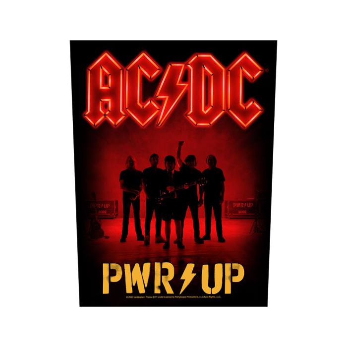 Našitek Veliki Hrbtni AC/DC PWR-UP Band 86890