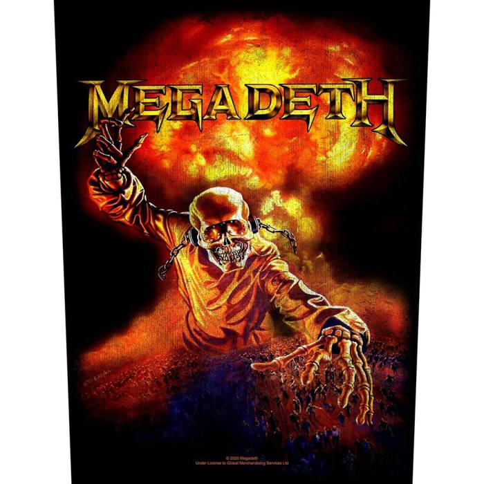 Megadeth Back Patch: Nuclear 86891