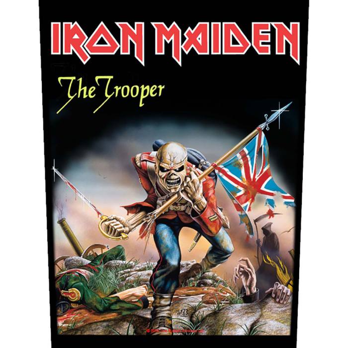 Našitek Iron Maiden hrbtni The Trooper 86934