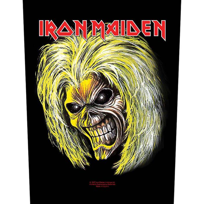 Iron Maiden hrbtni našitek Killers Head 86937