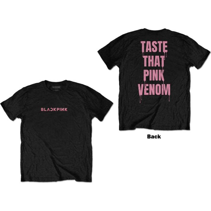 BlackPink Unisex T-Shirt: Taste That (Black) (Back Print) 87067