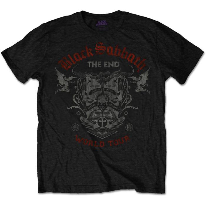 Black Sabbath Unisex T-shirt: The End Reading Skull (Črna) 87386
