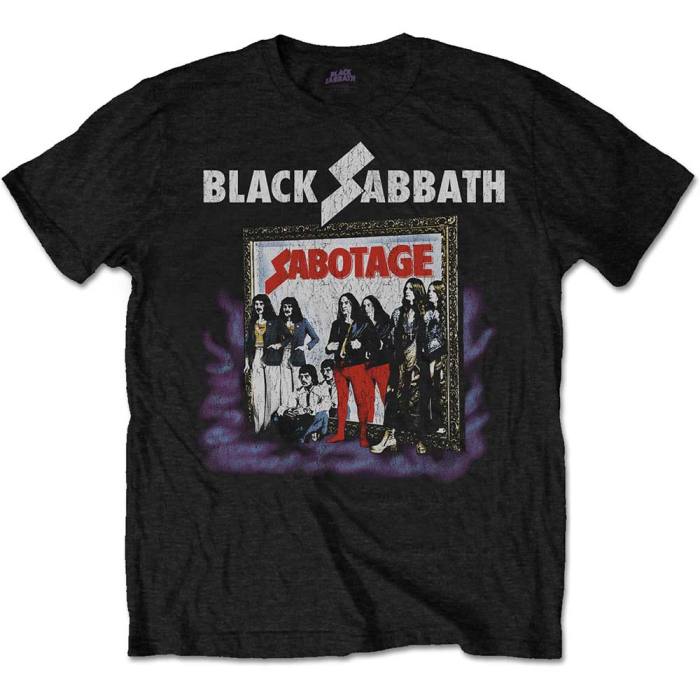 T-shirt Black Sabbath Sabotage Vintage 87415