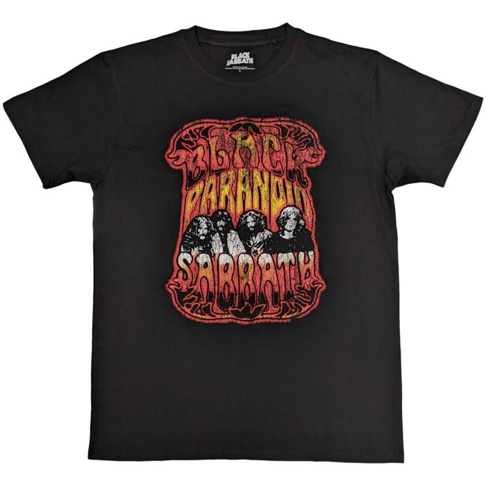 Black Sabbath T-shirt: Paranoid Psych (Črna) 87547