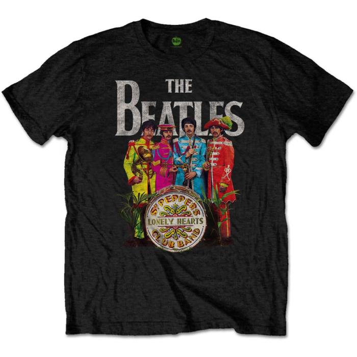 T-shirt Beatles Sgt Pepper Charcoal Grey 87593