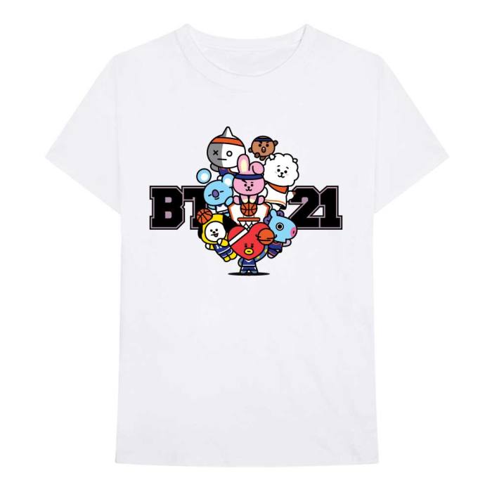 BT21 Unisex T-Shirt: Dream Team (White) 87645