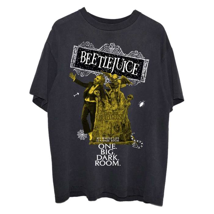 Beetlejuice Unisex T-Shirt: One Dark Room (Black) 87714