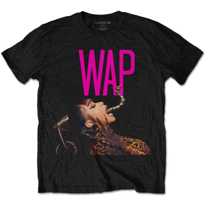 Cardi B T-shirt Dripping Snake (črna) 87884