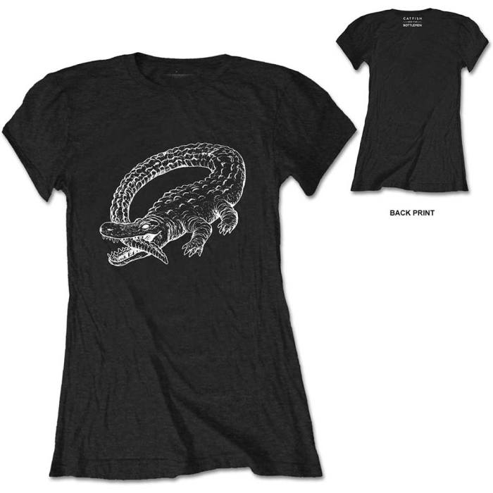 Girlie shirt Catfish And The Bottlemen Alligator črna 87894