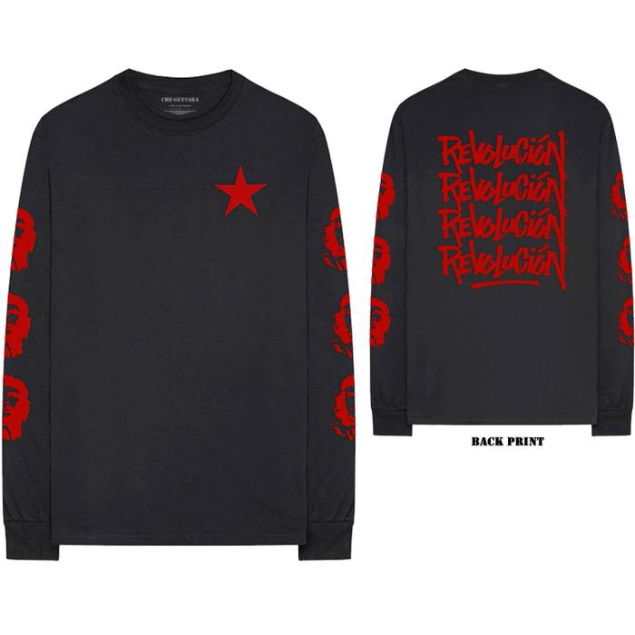 Che Guevara T-shirt dolgi rokav: Revolucion 88028