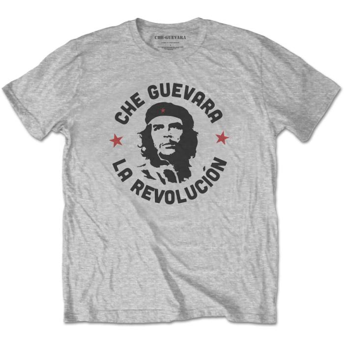 Che Guevara Unisex T-Shirt: Circle Logo (Grey) 88052