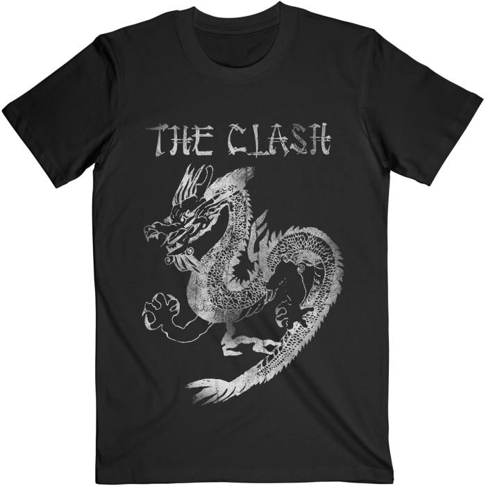 The Clash Unisex T-Shirt: Dragon (Black) 88137
