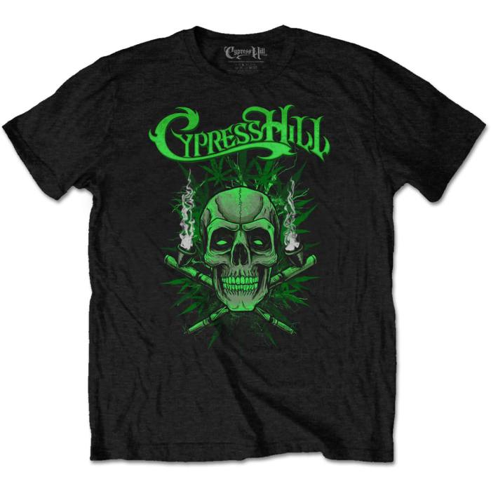 Cypress Hill T-shirt: Twin Pipes (črna) 88481