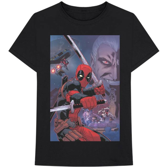 Marvel Comics Unisex T-Shirt: Deadpool Composite (Black) 88540
