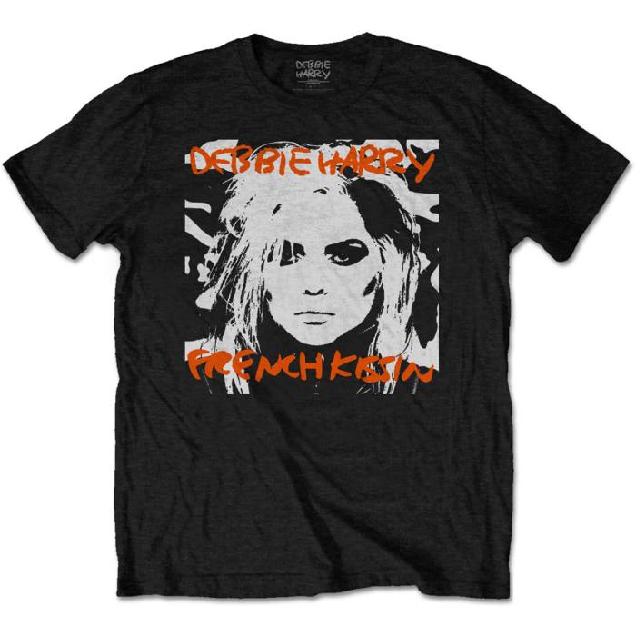 Debbie Harry Unisex T-shirt: French Kissin' (črna) 88631