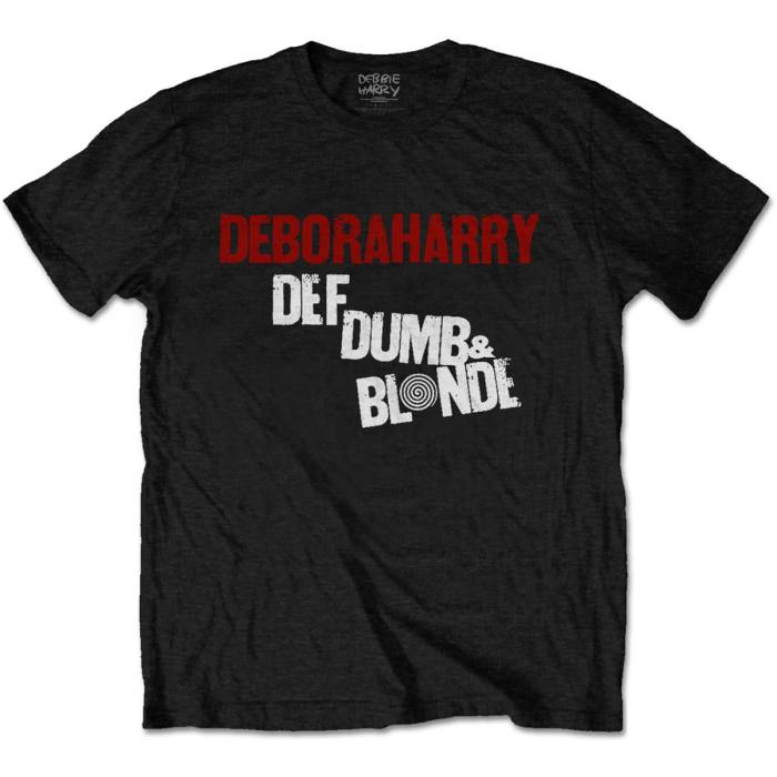 Debbie Harry Unisex T-shirt: Def, Dumb & Blonde (črna) 88643
