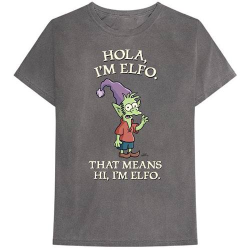 Disenchantment T-shirt: Hola I'm Elfo (siva) 88804
