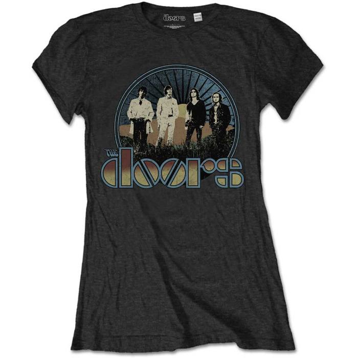 The Doors Girlie T-shirt Vintage Field (črna) 89183