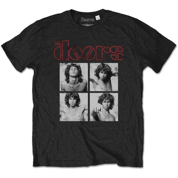 The Doors Unisex T-Shirt: Boxes (Črna) 89217