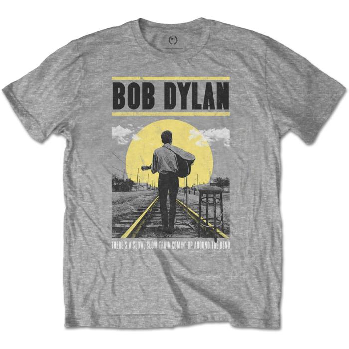 Bob Dylan Unisex T-Shirt: Slow Train (Siva) 89531