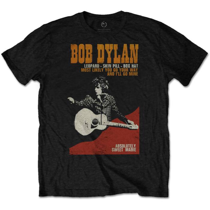 Bob Dylan T-shirt: Sweet Marie (črna) 89541