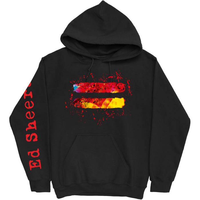 Ed Sheeran Unisex Hoodie: Equals (Black) (Sleeve Print) 89590