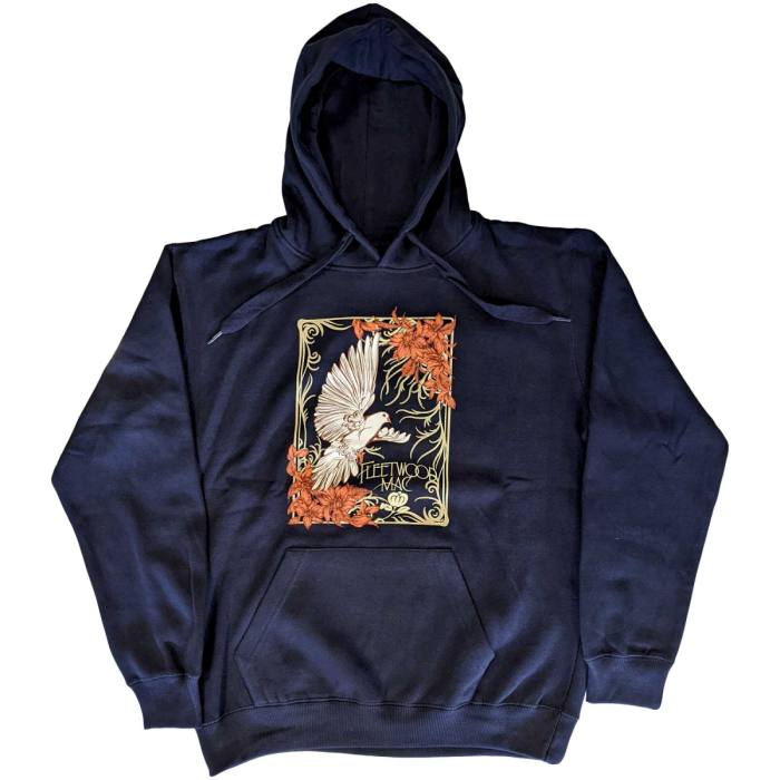 Fleetwood Mac Unisex Pullover Hoodie: Dove (Navy Blue) 90273
