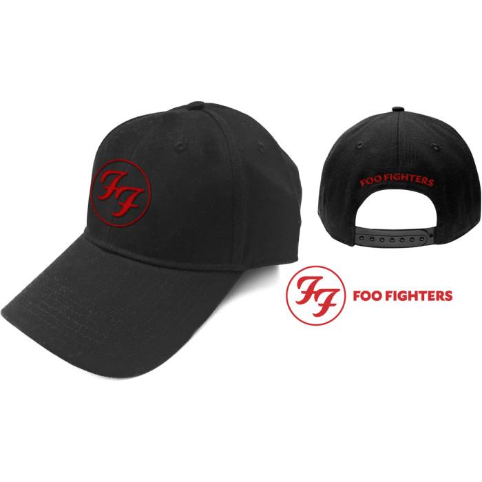 Red Circle Logo Foo Fighters Baseball Kapa 90465