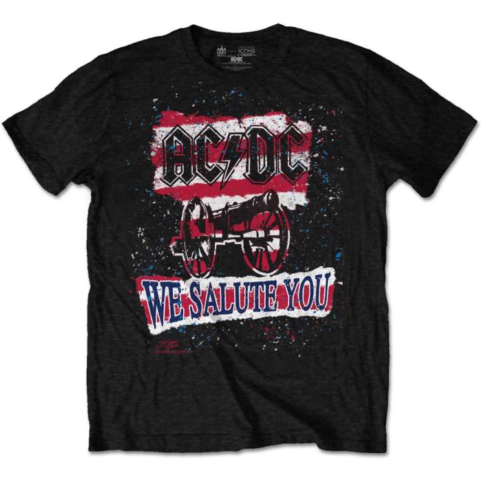 T-shirt AC/DC – We Salute You Stripe (črn) 90814