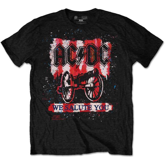 T-shirt AC/DC – We Salute You Bold (črn) 90819