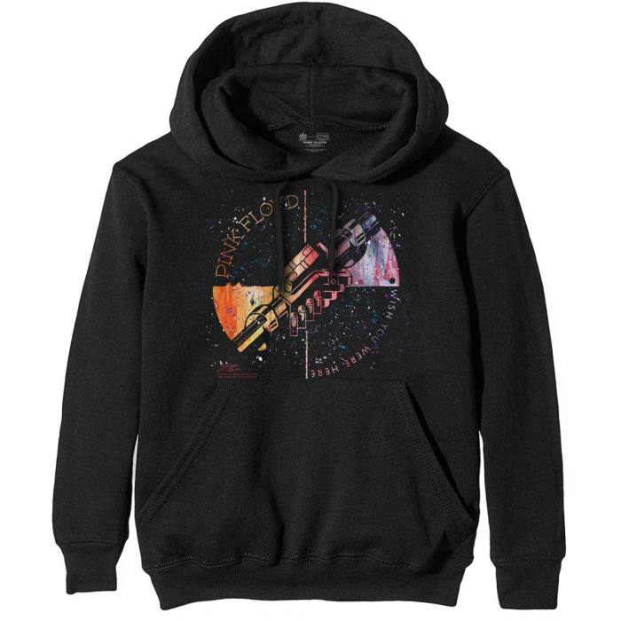 Pink Floyd Unisex Hoodie Machine Greeting Orange (črn) 90854
