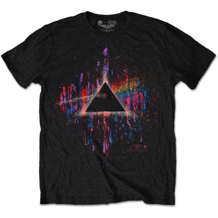 T-shirt Pink Floyd Dark Side Of The Moon Pink Splatter 90877